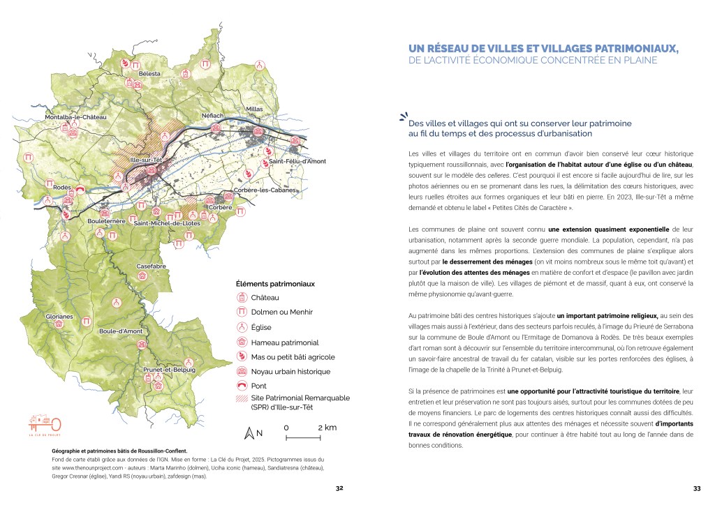 projet de territoire Roussillon Conflent exemple de cartographie et rédaction